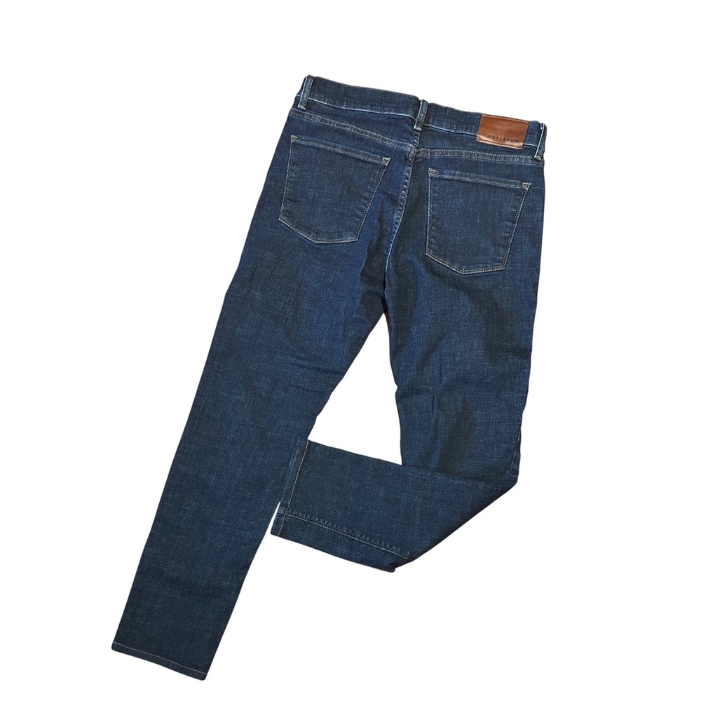 Mott & Bow Mens Skinny Jeans Dark‎ Indigo Blue Stretch Denim W32 L32